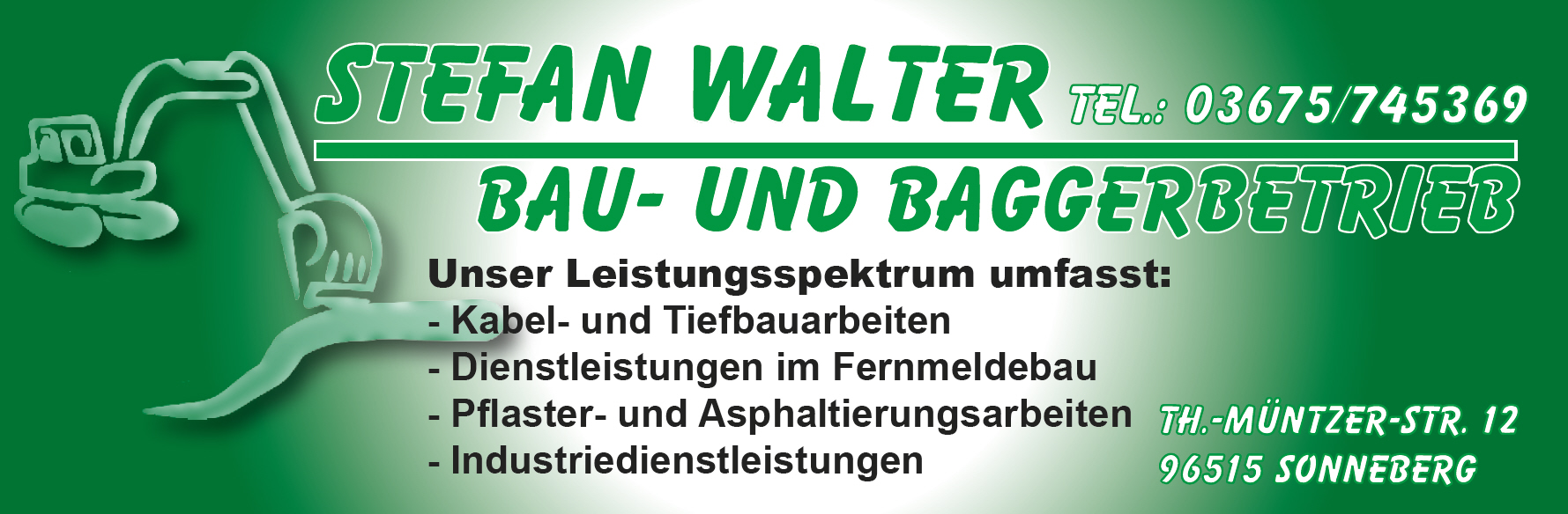 Stefan Walter Erdbau- und Baggerbetrieb