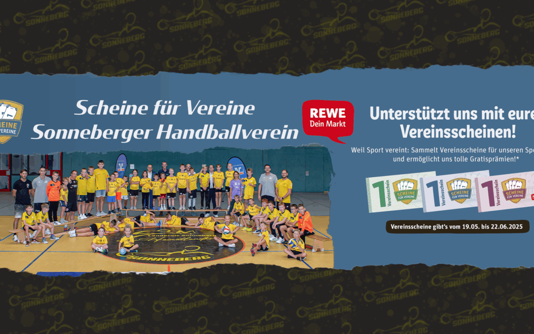 Wir brauchen Eure Unterstützung – Scheine für Vereine startet