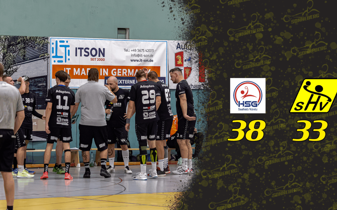 2.Spieltag Landesliga Thüringen — Abgezockte Saalfelder fügen dem Sonneberger HV die erste Niederlage zu