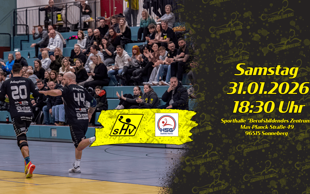 Vorschau aufs Wochenende 31.01.2026 — SHV Männer mit Spitzenspiel in heimischer Halle