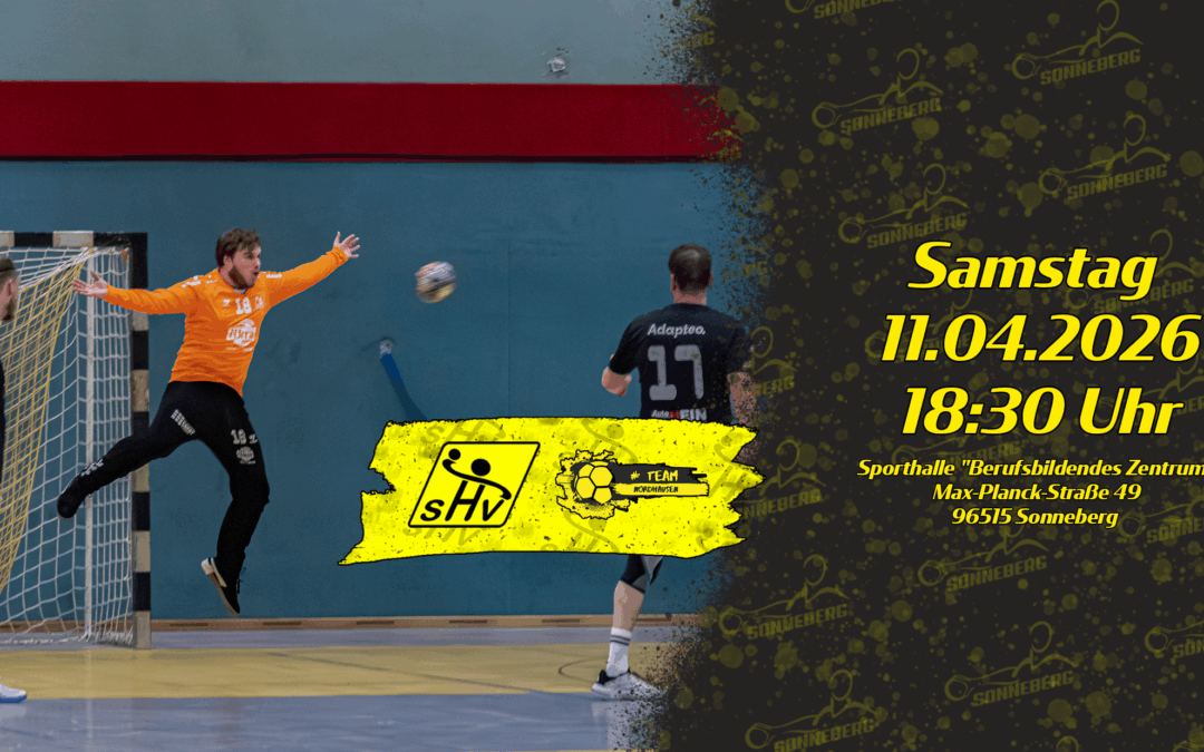 Vorschau aufs Wochenende 11.04.2026 — SHV Männer starten mit Heimspiel in die finale Saisonphase