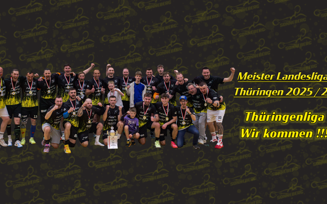 Meister Landesliga Thüringen 2025/26 — Thüringenliga Wir Kommen !!!! 🤾💛🖤