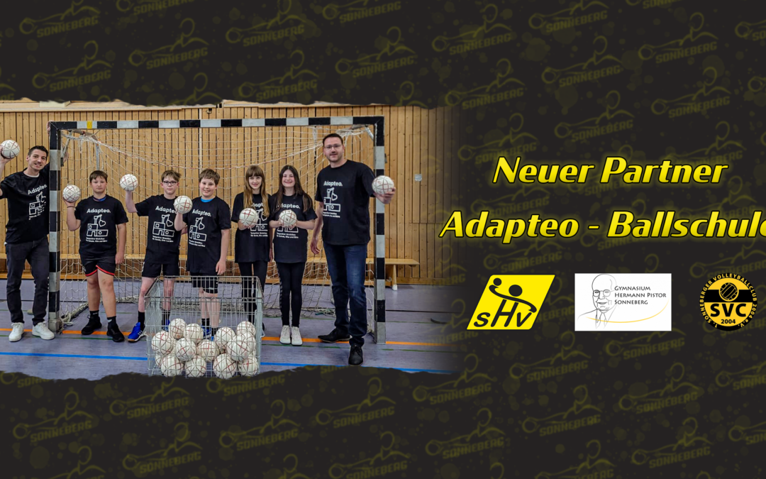 Neuer Partner für die Adapteo Ballschule