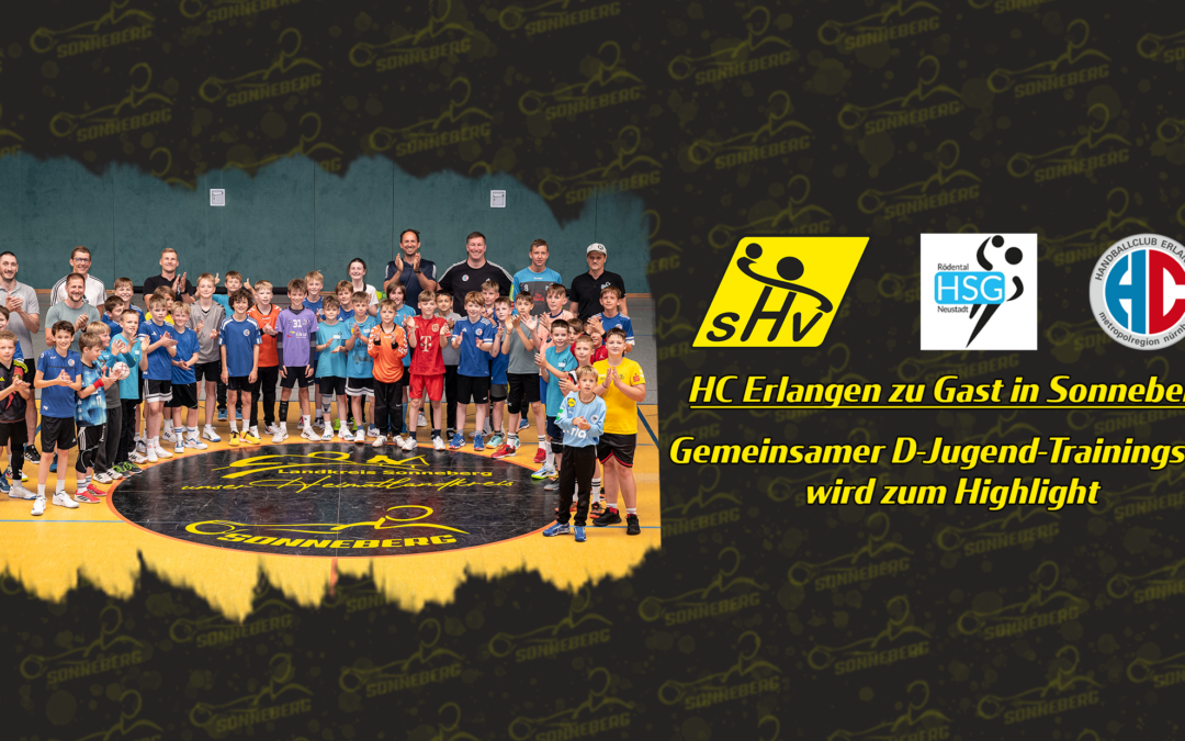 Die Jugendmannschaft des Handball-Erstligisten HC Erlangen zu Gast in der Spielzeugstadt Sonneberg