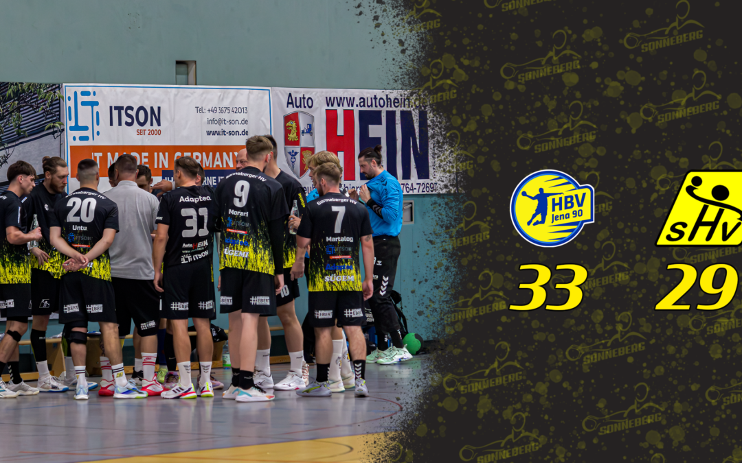 2.Spieltag Männer I / Oberliga Thüringen — Gebrauchter Tag für die Männer des Sonneberger Handballverein